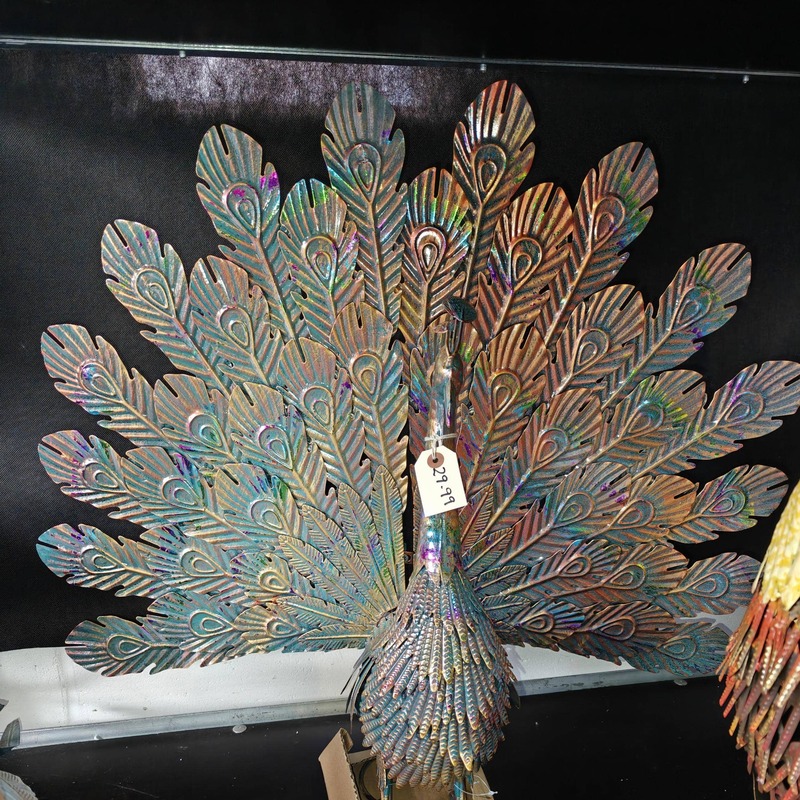 Antique style displaying peacock £22.99
