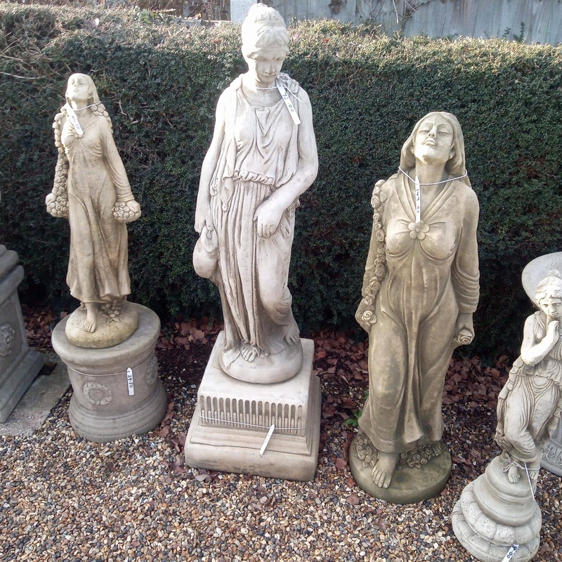 round plinth £39.50 jug girl £72