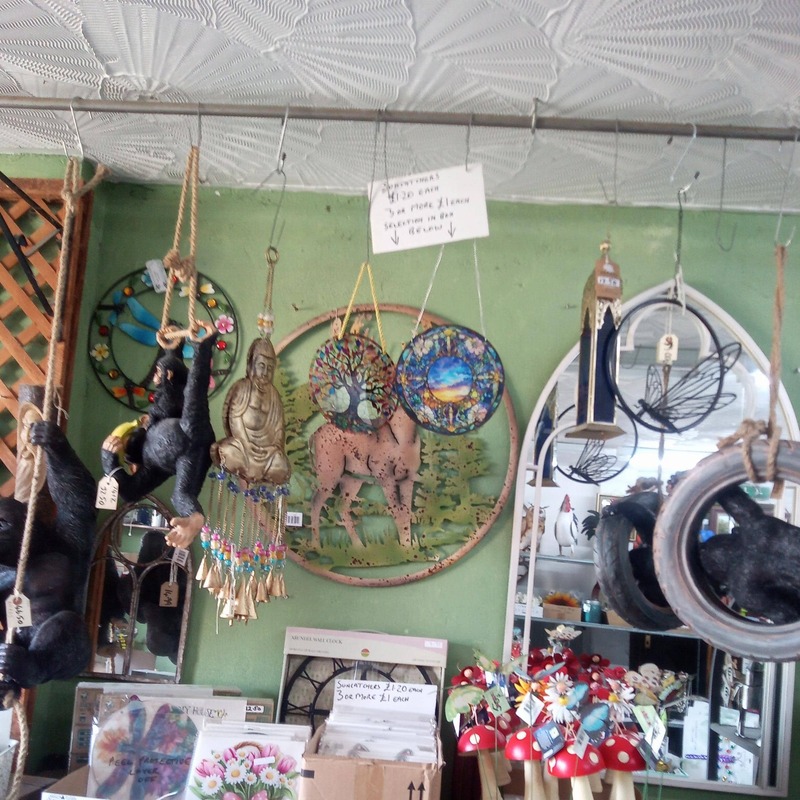 selections of various glass and plastic suncatchers and mirrors from £1.20